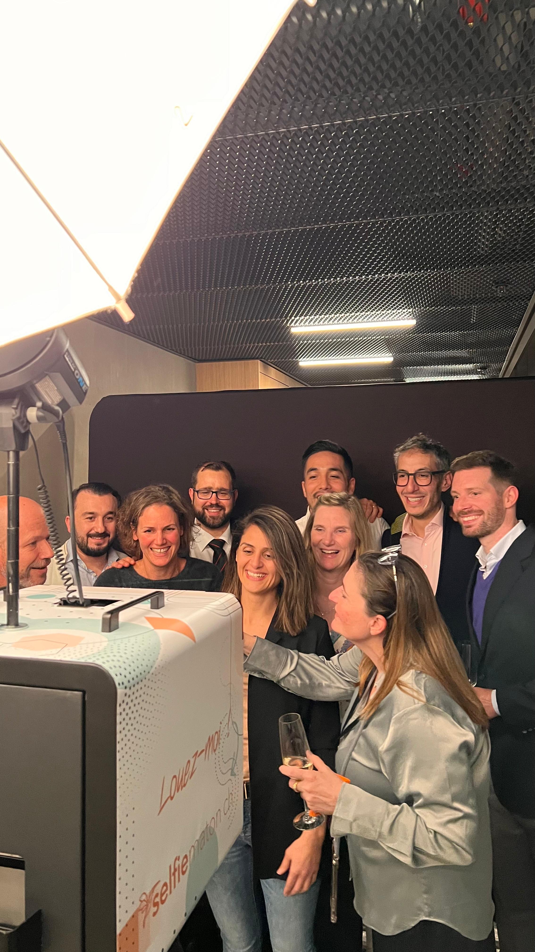 Photobooth entreprise - borne photo corporate Suisse